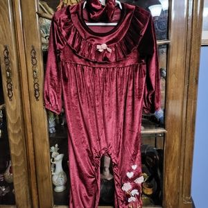 Toddler girl outfit with headband
